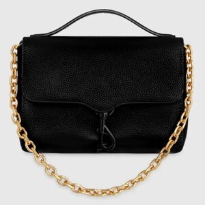 NWT Rebecca Minkoff Megan Top Handle With Chain